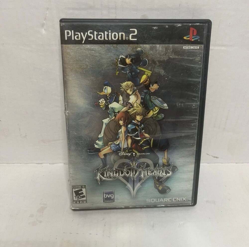 Square Enix Kingdom Hearts II PlayStation 2 PS2 Game Complete CIB
